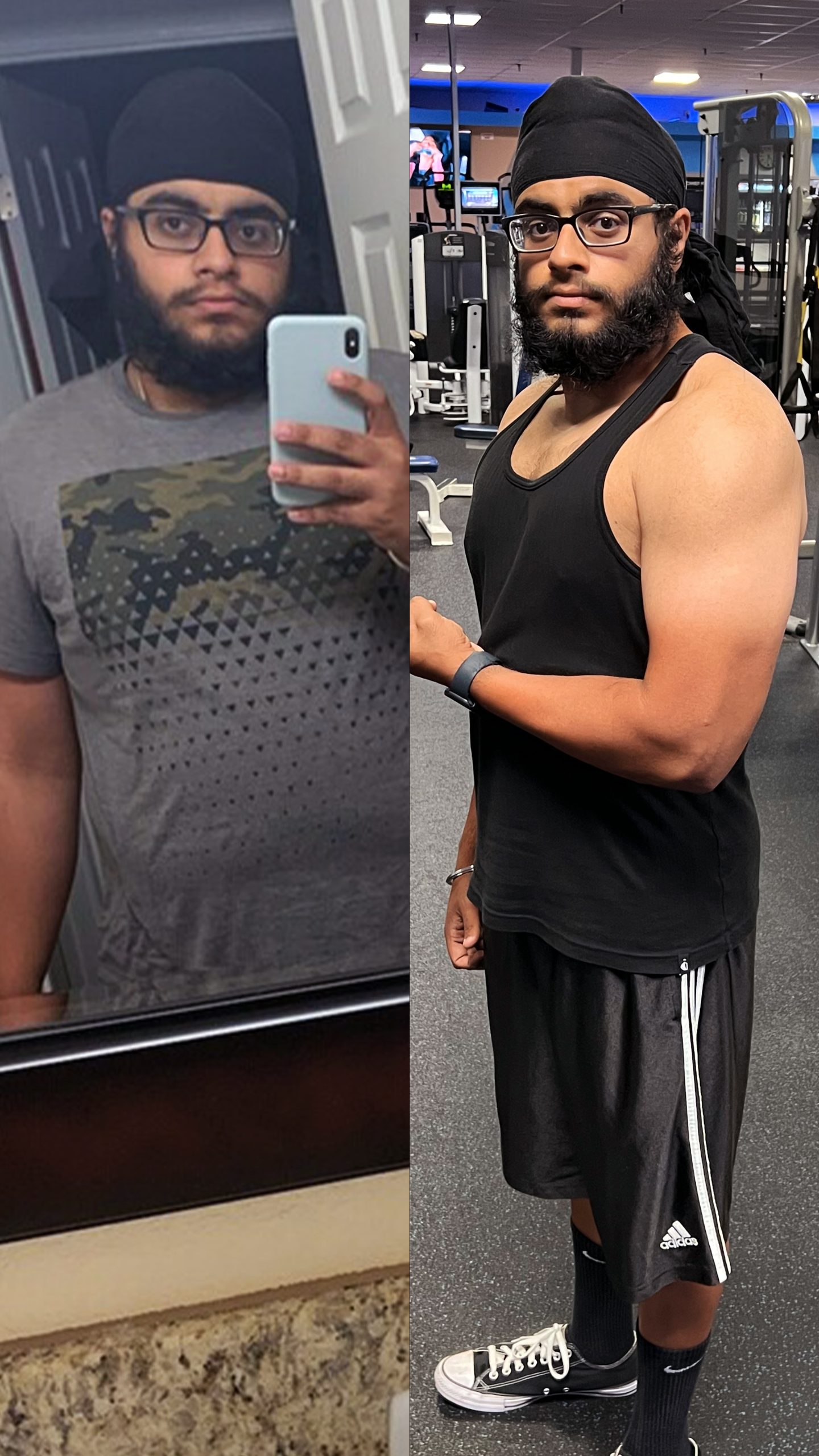 "While working with Rajiv, I was able to lose 37lbs, build muscle, and gain strength on every lift safely"